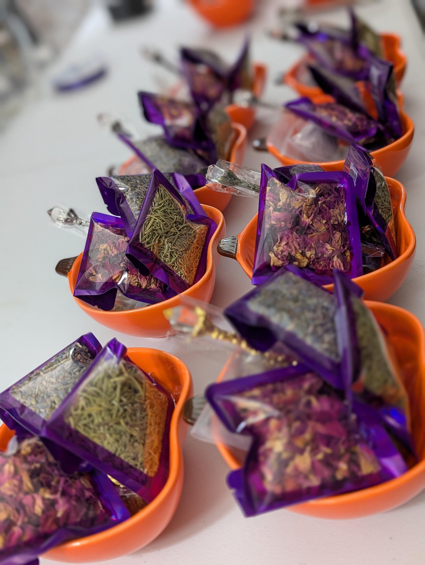 Fall / Autumn Pumpkin Dish Ritual Starter Set / Kit for abundance, healing, love